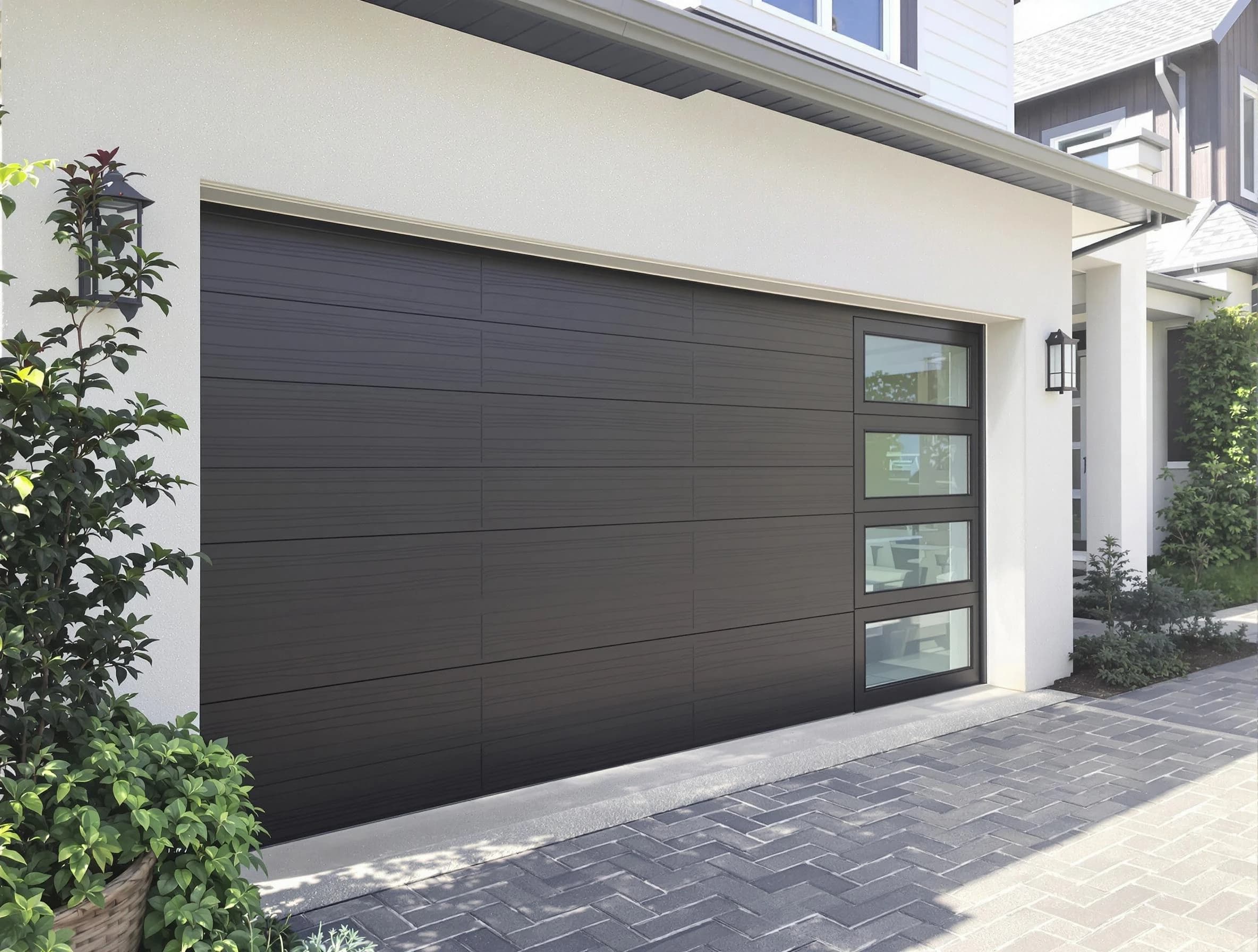 Custom garage door installation by Mead Garage Door Repair in Mead