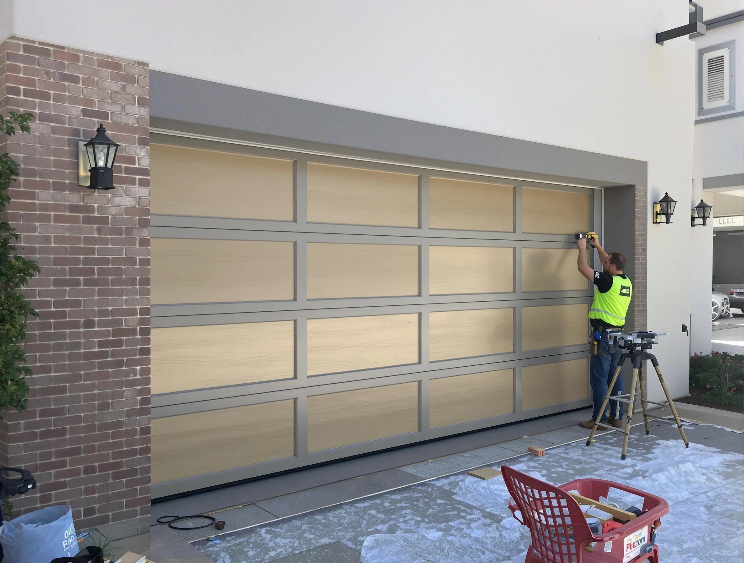 Garage door replacement service by Mead Garage Door Repair in Mead